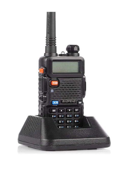 Baofeng UV-5R Two Way Radio Dual Band 144-148/420-450Mhz Walkie Talkie 1800mAh Li-ion Battery(Black) - Image 2