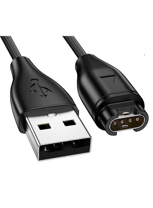Garmin Fenix 5/5S/5X/Plus/6/6S/6X/Pro Charger, Ankky Replacement USB Data Sync Charging Cable Wire 3.3ft for Garmin Fenix 5/5S/5X/Forerunner 935/Quatix 5/Quatix 5 Sapphire/Vivoactive 3 Watch, Black