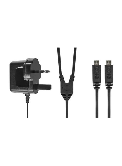 Motorola TLKR T82 Extreme T62 T92 Fixed Y-Cable Micro USB Charger UK Plug